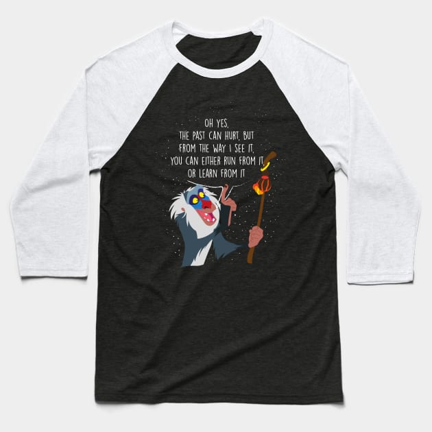 Rafiki's Lesson Baseball T-Shirt by NatsuFan